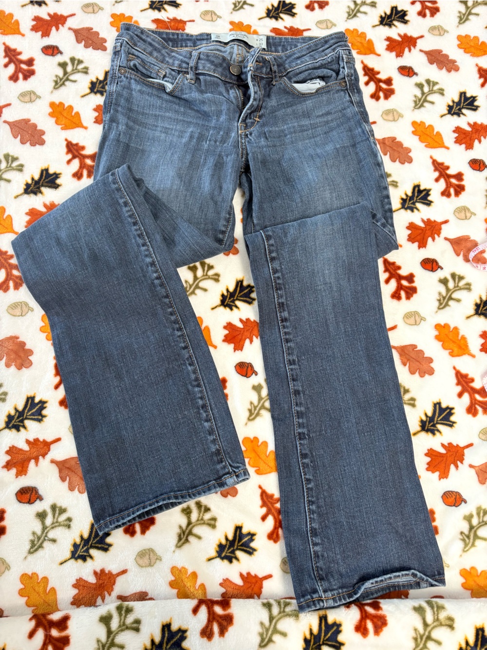 Abercrombie & Fitch Women's Medium Blue Boot Cut Jeans